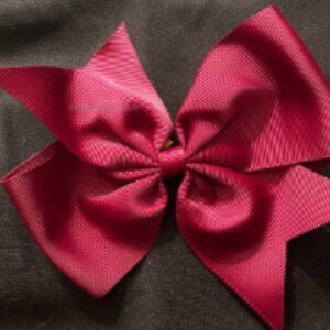 Wine 6" Pinwheel Bow   -kids-  4B2388    Handmade NWT Boutique